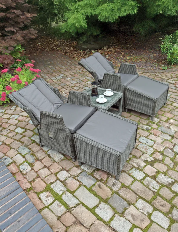 Paris 2 Seater High Back Recliner Comfort Set - Image 4