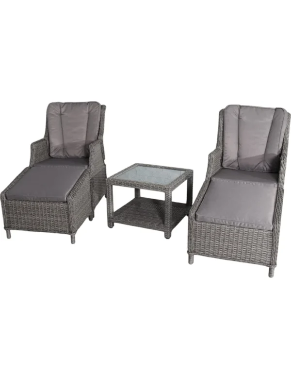 Paris 2 Seater High Back Recliner Comfort Set - Image 5
